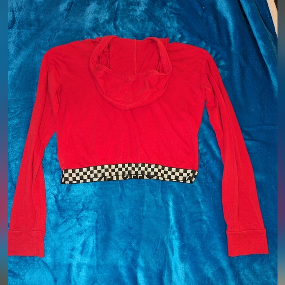 Hollister crop top T-shirt hoodie size XS - Picture 2 of 3